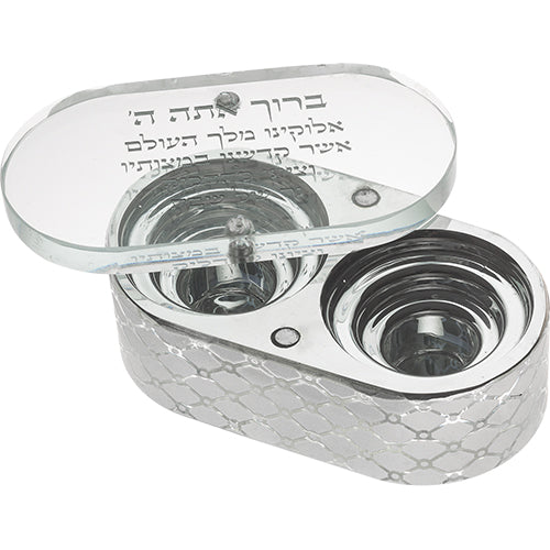 Crystal Travel Candlesticks 10x5 cm