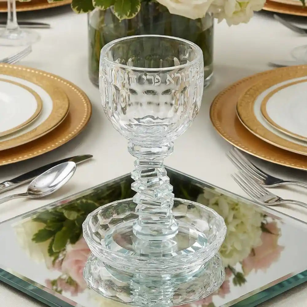 Crystal Kiddush Cup 16 cm