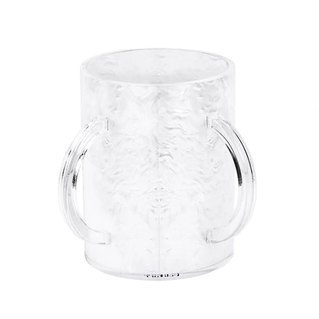 Round Washing Cup - White Pearl {Judaica-Home-Washing Cup} Manchester Judaica