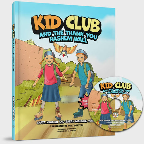 KID Club and the Thank You Hashem Wall - Book & CD {Books-Kids-Books for Children} Manchester Judaica