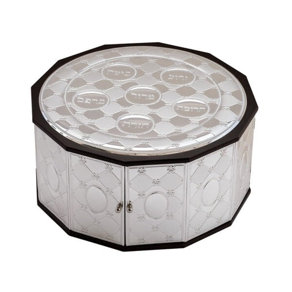 Kaareh 3 Tier {Holiday-Pesach-Ka’arah Pesach Plates} Manchester Judaica