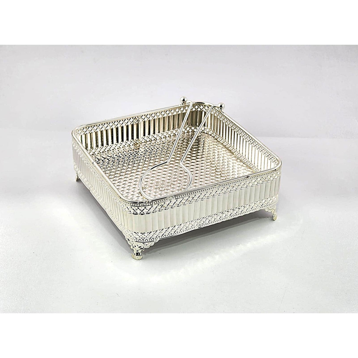 Napkin Holder Flat {Judaica-Tabletop-Napkin Holder} Manchester Judaica