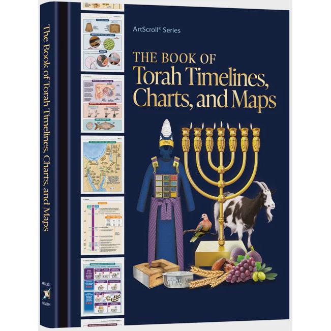 The Book of Torah Timelines, Charts and Maps - Paperback {ספרים-תורה-מפרשי המקרא} Manchester Judaica