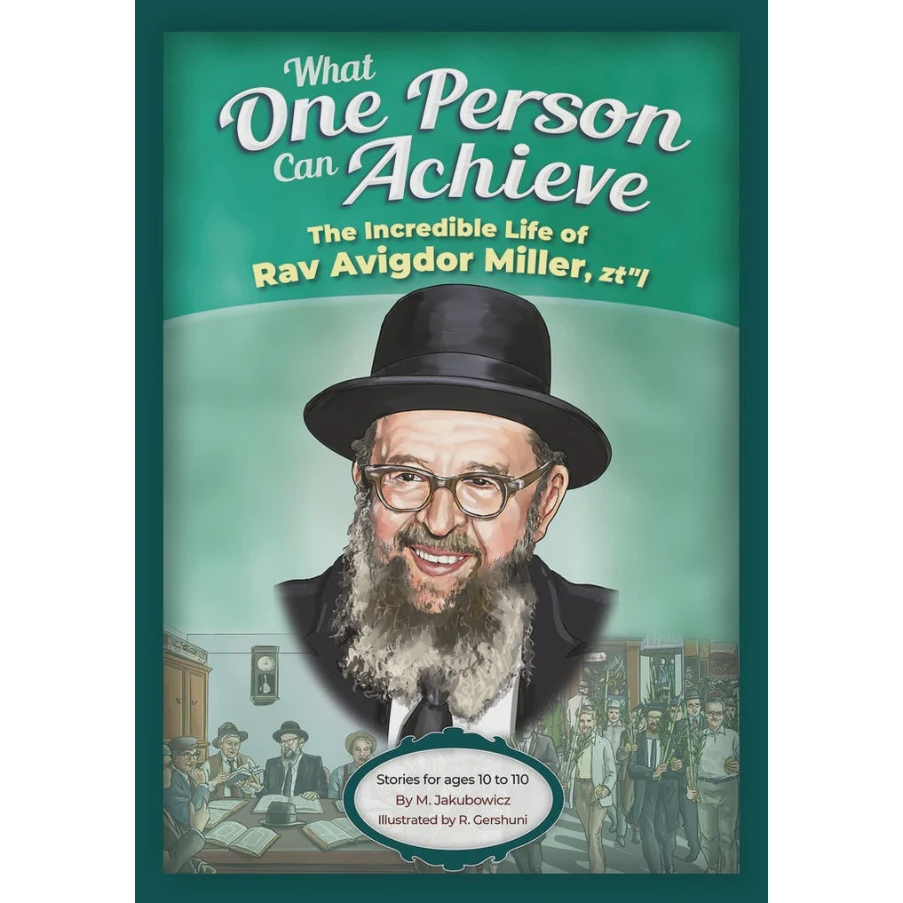 What One Person Can Achieve - Rav Avigdor Miller {Books-Kids-Kids Sipurei Tzadikim} Manchester Judaica