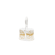 Acrylic Cuttlery Holder White Gold {Judaica-Home-items} Manchester Judaica