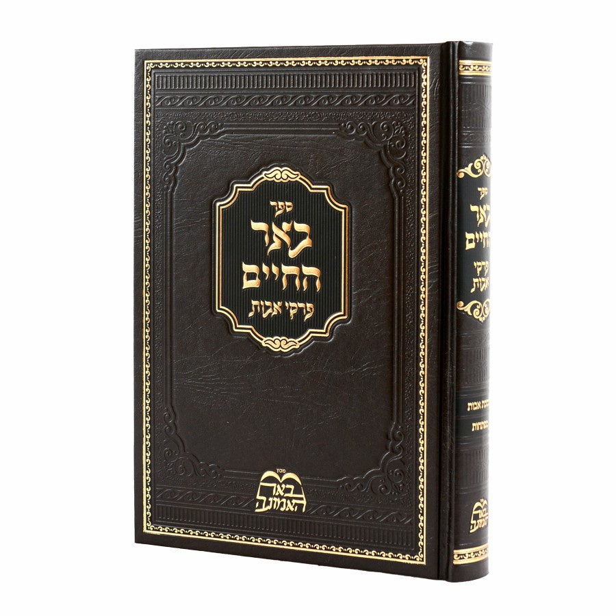 באר החיים על פרקי אבות {ספרים-משנה-פרקי אבות} Manchester Judaica