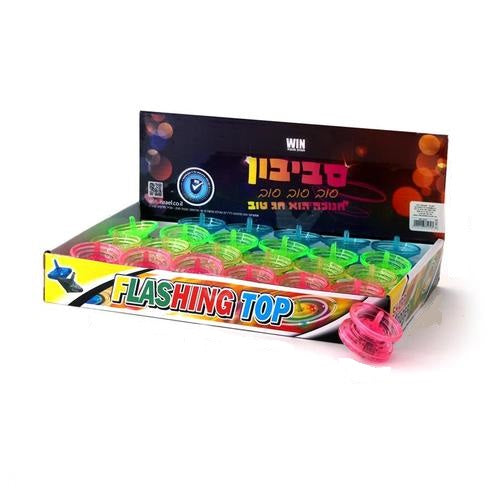 Double Sided Flashing Dreidel {Holiday-Chanukah-Dreidlech} Manchester Judaica