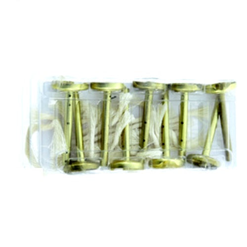 Gold Wick Holders #2 {Holiday-Chanukah-Wicks} Manchester Judaica