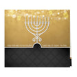 Hadlokas Neiros Chanukah - black and gold {Holiday-Chanukah-הדלקת נר חנוכה} Manchester Judaica