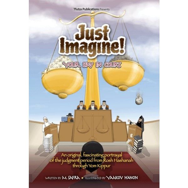 Just imagine! Your day in court -comic {Holiday-Rosh Hashanah-Kids Books} Manchester Judaica