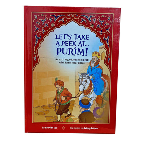 Let's take a peek at Purim foldout book {Holiday-Purim-Kids Books} Manchester Judaica