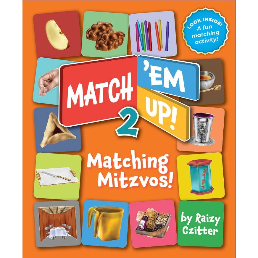 Match 'Em Up! - Matching Mitzvos {Books-Kids-Books for Children} Manchester Judaica
