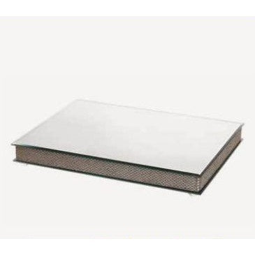 Mirror Lace Tray For Candles 32X42 {Judaica-Tabletop-Food Trays} Manchester Judaica