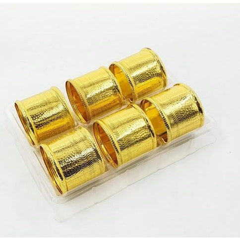 Napkin Ring Set 6Pcs {Judaica-Tabletop-Napkin Rings} Manchester Judaica