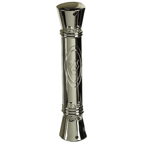 Plastic Mezuzah 15Cm - Decorations - Silver {Judaica-Home-Mezuzah Holder} Manchester Judaica