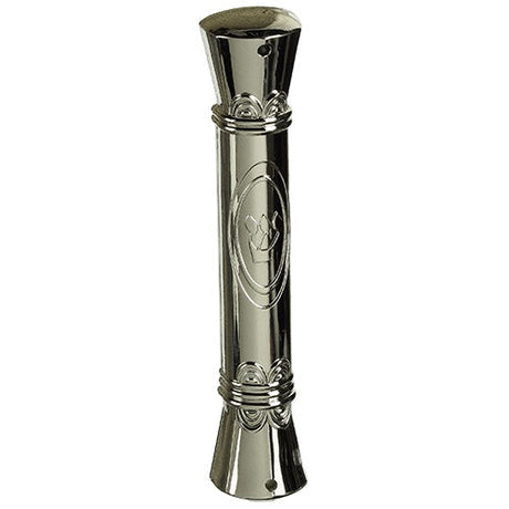 Plastic Mezuzah 15Cm - Decorations - Silver {Judaica-Home-Mezuzah Holder} Manchester Judaica