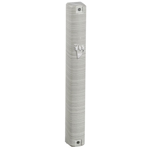 Platic Mezuzah 15Cm - 3D Metallic Paint {Judaica-Home-Mezuzah Holder} Manchester Judaica