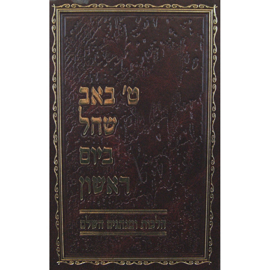 תשעה באב שחל ביום ראשון - הלכות ומנהגים {ספרים-מועדים וזמנים-בין המצרים וט' באב} Manchester Judaica