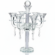 Crystal Candelabra 6 branch 189 {Judaica-Lecht-Candlesticks, Candelabra} Manchester Judaica