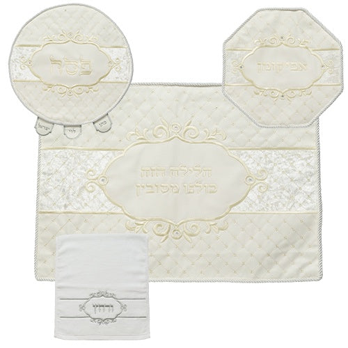 Leatherette 4 pcs Pesach Set