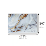 Reinforced Glass Challah Tray 25*37cm