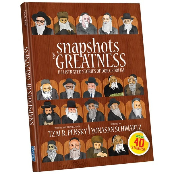 Snapshots Of Greatness {Books-Kids-Kids Sipurei Tzadikim} Manchester Judaica