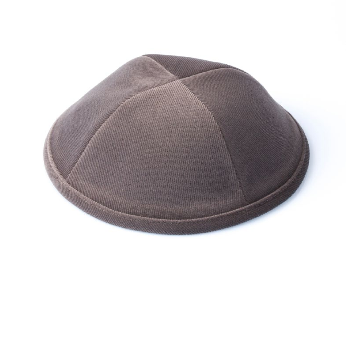 Chai Kippah - Grey Ribbed