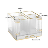 Classic Cutlery Holder with Salt & Bencher Set {Judaica-Tabletop-Holders & Dishes} Manchester Judaica