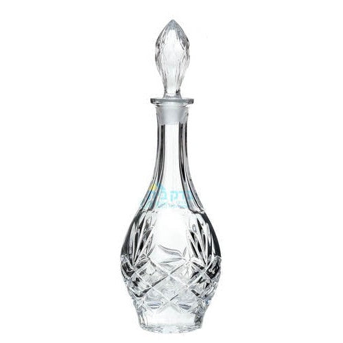 Crystal Decanter 740 Ml 07 {Judaica-Tabletop-Wine Bottle & Accessories} Manchester Judaica