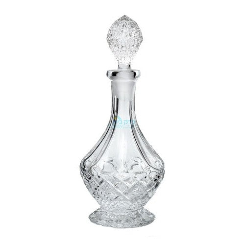 Crystal Decanter 750 Ml 012 {Judaica-Tabletop-Wine Bottle & Accessories} Manchester Judaica