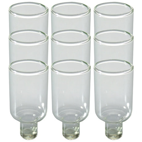 Glass Oil Cups - Narrow {Judaica-lecht-Glasses & Accessories} Manchester Judaica