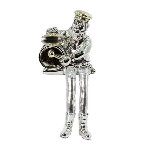 Sitting Figurine 26cm- Drums Player {Judaica-Home-Polyresin Sitting} Manchester Judaica