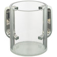 Washing Cup 11 cm - SILVER Handles {Judaica-Home-Washing Cup} Manchester Judaica