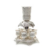 Wine Dispenser - 6 Cups {Judaica-Tabletop-Kiddush Cup} Manchester Judaica