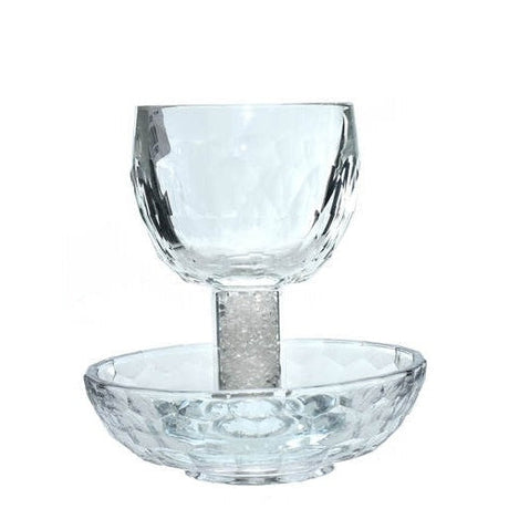 Crystal Becher (Chazon Ish) Judaica-Tabletop-Kiddush Cup 241 Manchester Judaica