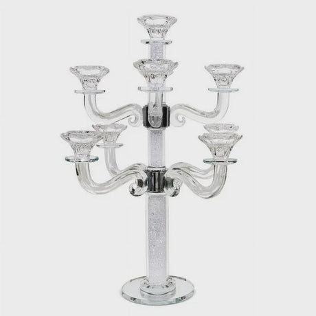 Crystal Candelabra 9 branch 11839 Judaica-Lecht-Candlesticks, Candelabra 522 Manchester Judaica