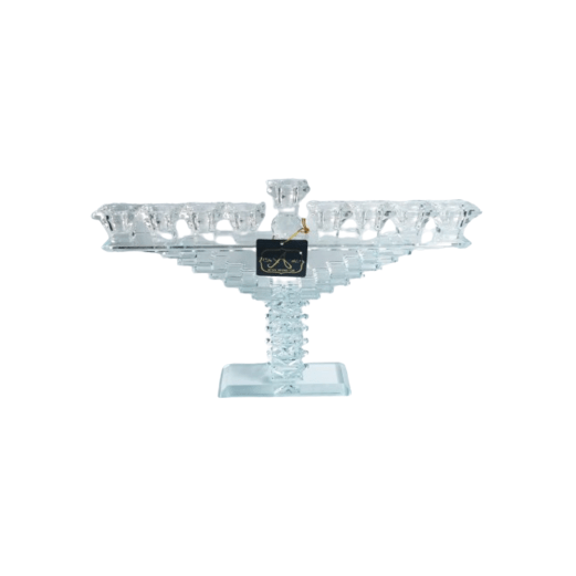 Crystal Menorah 13658 Holiday-Chanukah-Menorah 12432 Manchester Judaica