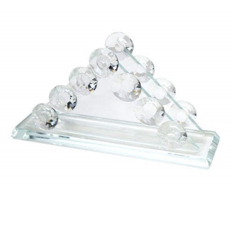 Crystal Napkin Holder Judaica-Tabletop-Napkin Holder 12374 Manchester Judaica