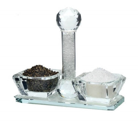 Crystal Salt Cellar ZB311 Judaica-Tabletop-Salt Holder 12164 Manchester Judaica