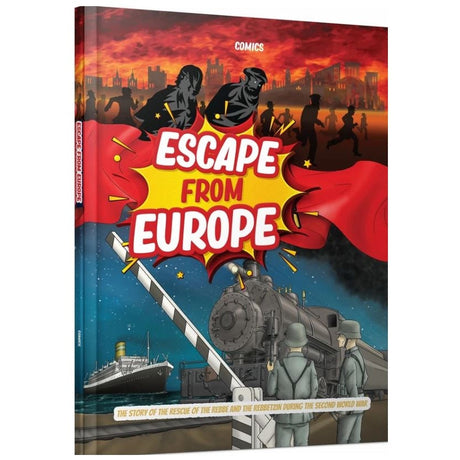 Escape From Europe - (Comic Book) Rescue of the Rebbe Books-English-To be sorted 159611 Manchester Judaica