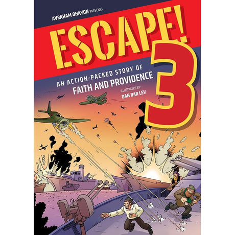 Escape! Volume 3 Comic Action Packed Story of Faith & Providence {Books-Kids-Comics} Manchester Judaica