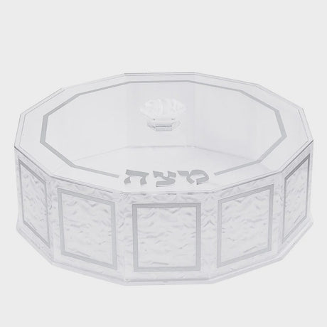 Hexagon Matzah Box {Holiday-Pesach-Matzah Box} Manchester Judaica