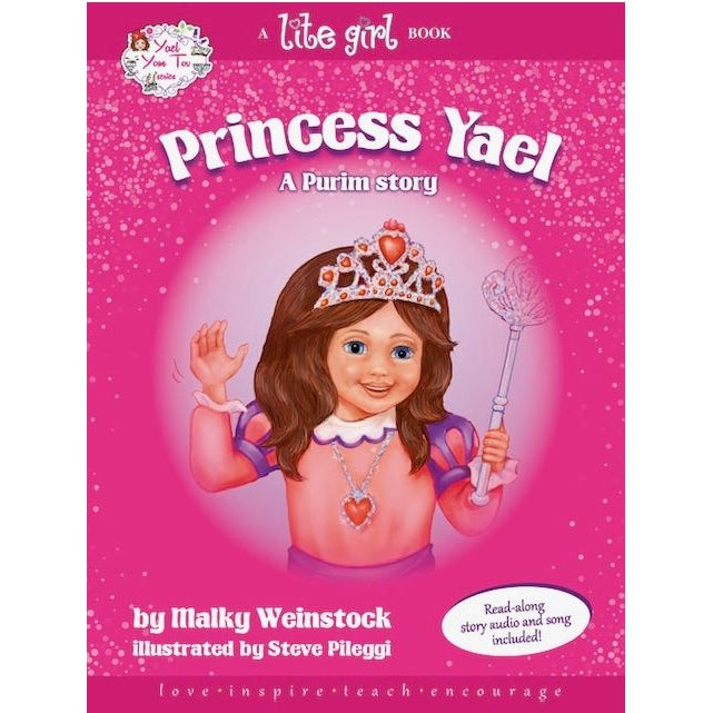 Lite Girl #14 - Princess Yael a Purim Story - with Music CD {Holiday-Purim-Kids Books} Manchester Judaica