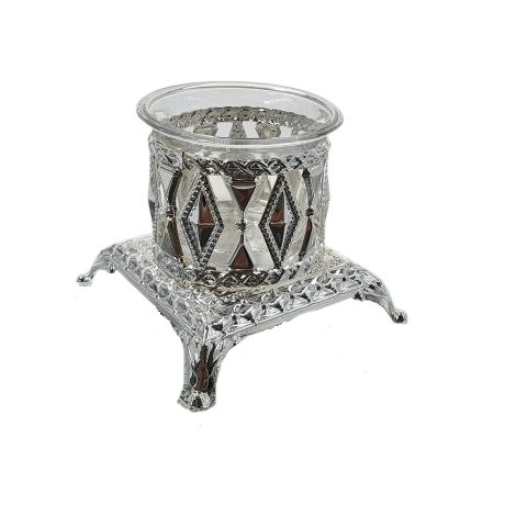 Single Silver Plated Salt Cellar Judaica-Tabletop-Salt Holder 12214 Manchester Judaica