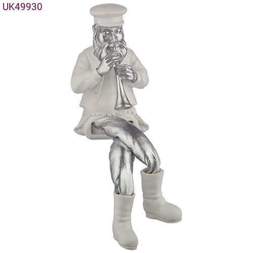 Sitting Figurine Playing on Clarinet Judaica-Home-Polyresin Sitting 449930 Manchester Judaica