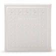 Square Hadlokas Neiros - White {Judaica-Shabbos-Hadlakas Neiros Blessing} Manchester Judaica