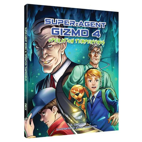 Super-Agent Gizmo Vol. 4: Operation Tempervirus (Comic) {Books-Kids-Comics} Manchester Judaica