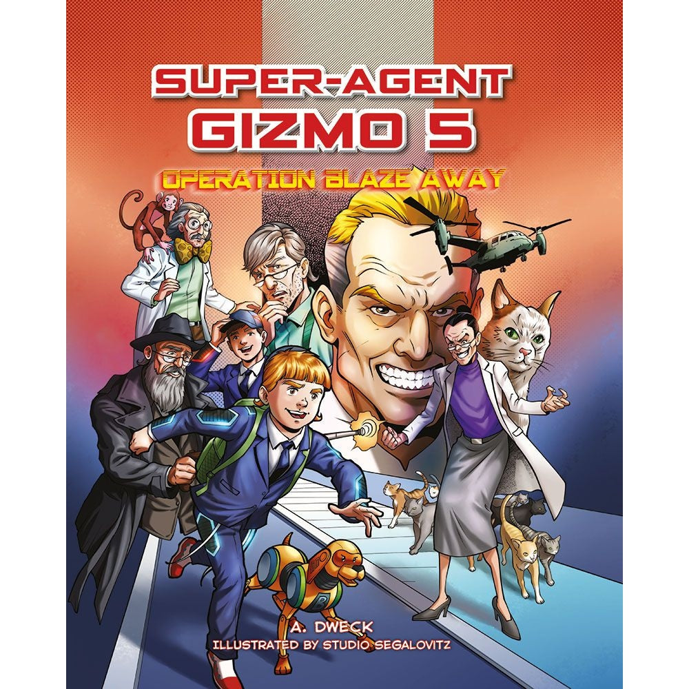 Super-Agent Gizmo Vol. 5: Operation Blaze Away (Comic) {Books-Kids-Comics} Manchester Judaica