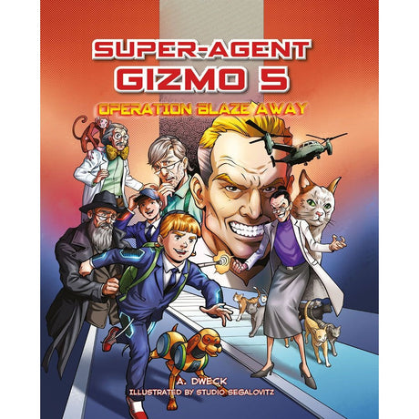 Super-Agent Gizmo Vol. 5: Operation Blaze Away (Comic) {Books-Kids-Comics} Manchester Judaica