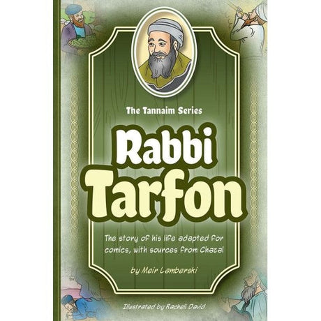 Tannaim Series: (Comic) Rabbi Tarfon {Books-Kids-Comics} Manchester Judaica